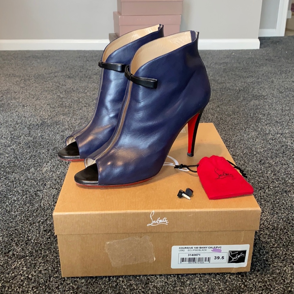 Authentic Christian Louboutin booties size 39.5